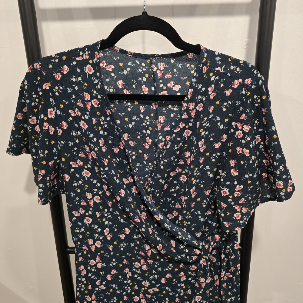 Floral Wrap Dress